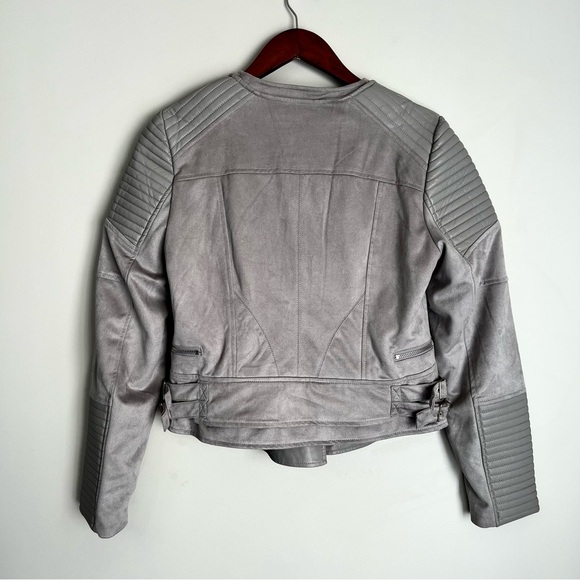 DECJUBA Ramona Biker Jacket Faux Leather Size 12 - Picture 7 of 15